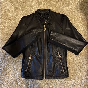 Ivanka Trump faux leather jacket